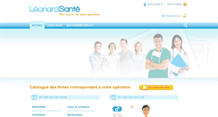 Desktop Screenshot of leonard-sante.com